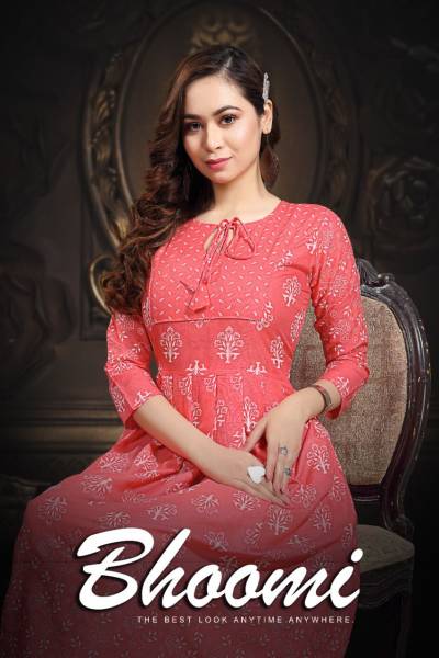 Bhoomi By Trendy Fancy Printed Summer Wear Kurti Collection